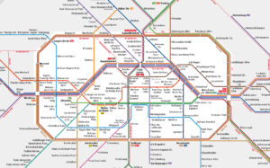 ベルリンの路線図